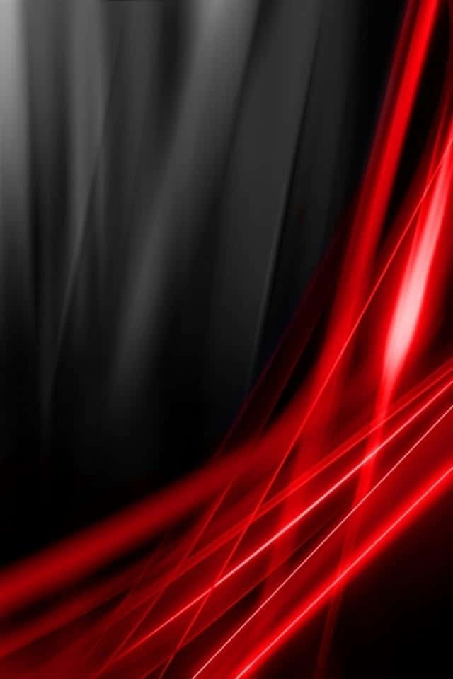 Roterund Schwarzer Hintergrund Mit Linien. Wallpaper