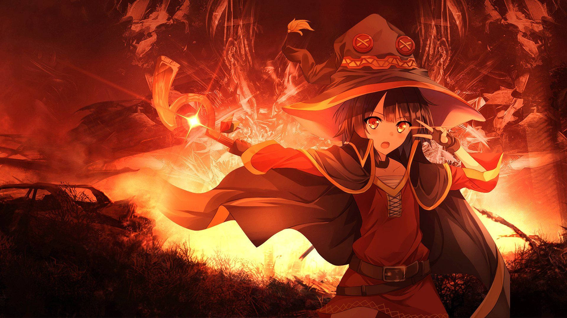 4k konosuba megumin 60fps live wallpaper - DesktopHut