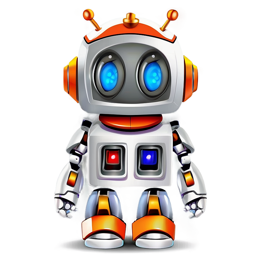 Download Cute Robot Mascot Png 92 | Wallpapers.com