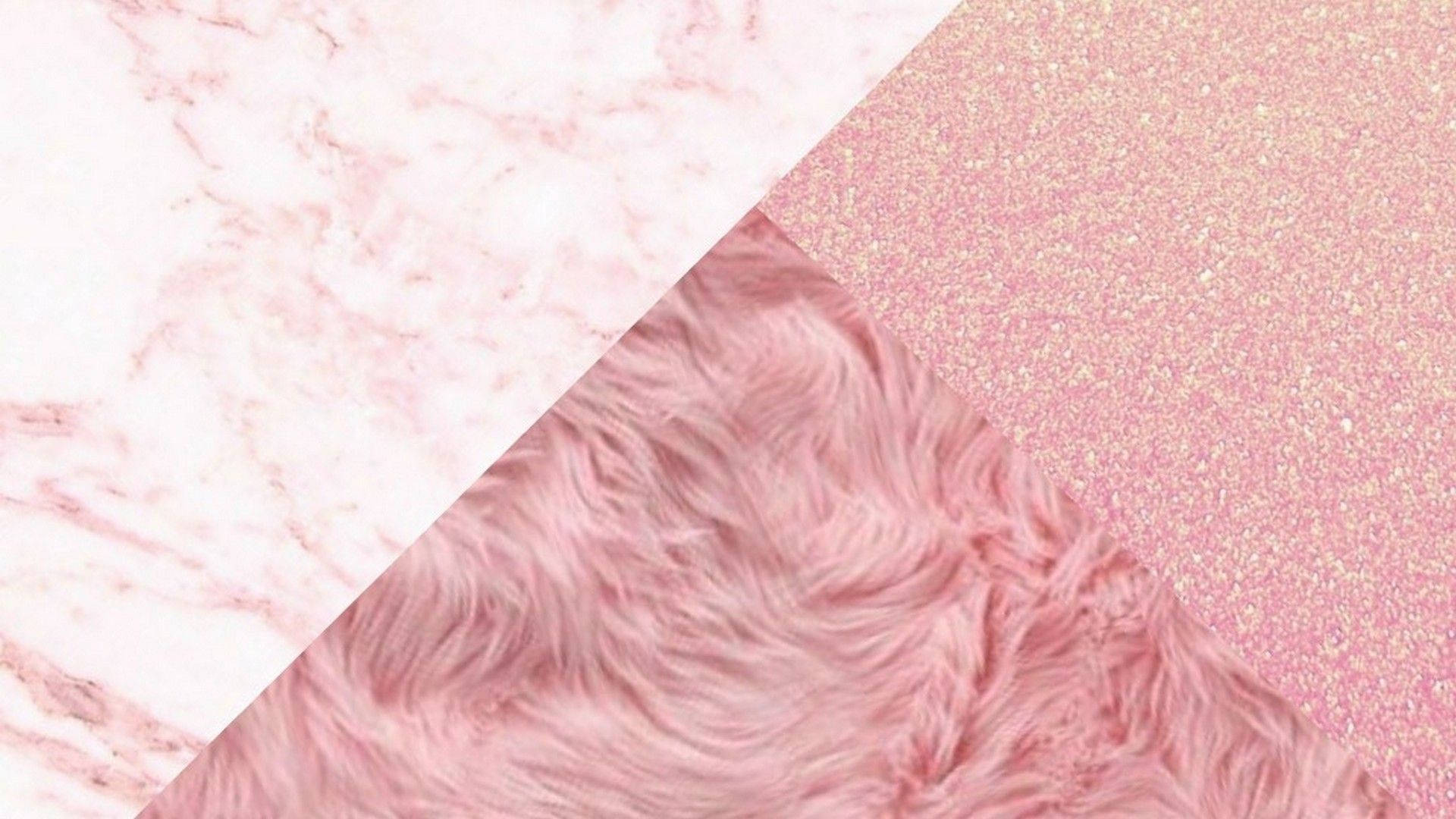 Cute Rose Gold Collage Wallpaper