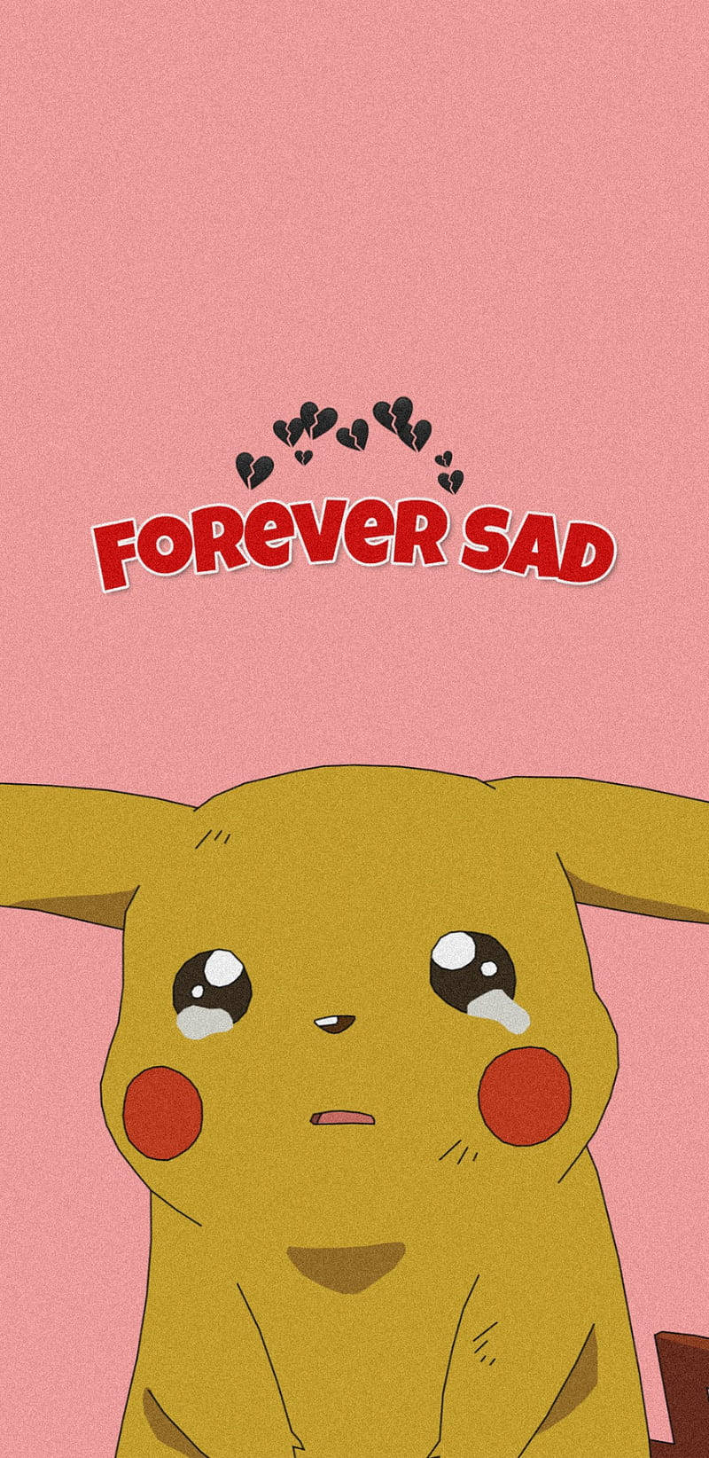Cute Sad Pikachu Wallpaper