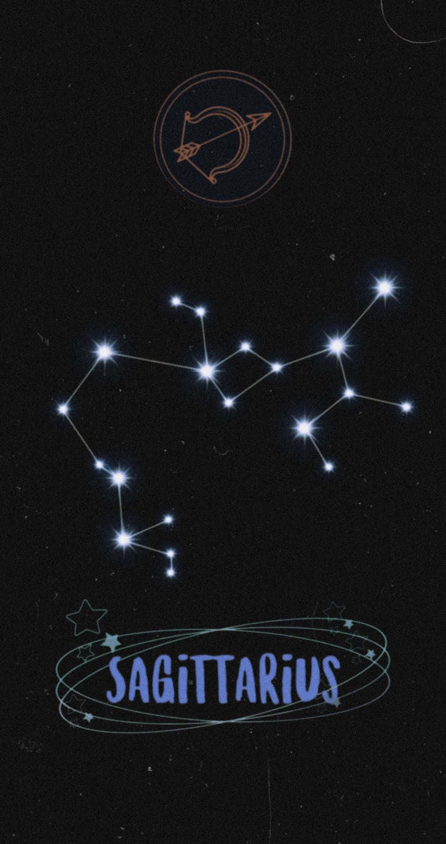 Sötskyttenkonstellation. Wallpaper