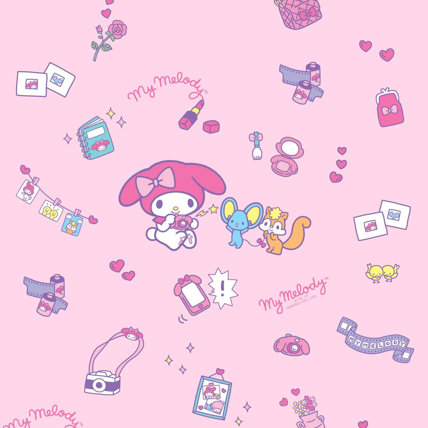 Spread smiles with Cute Sanrio! Wallpaper