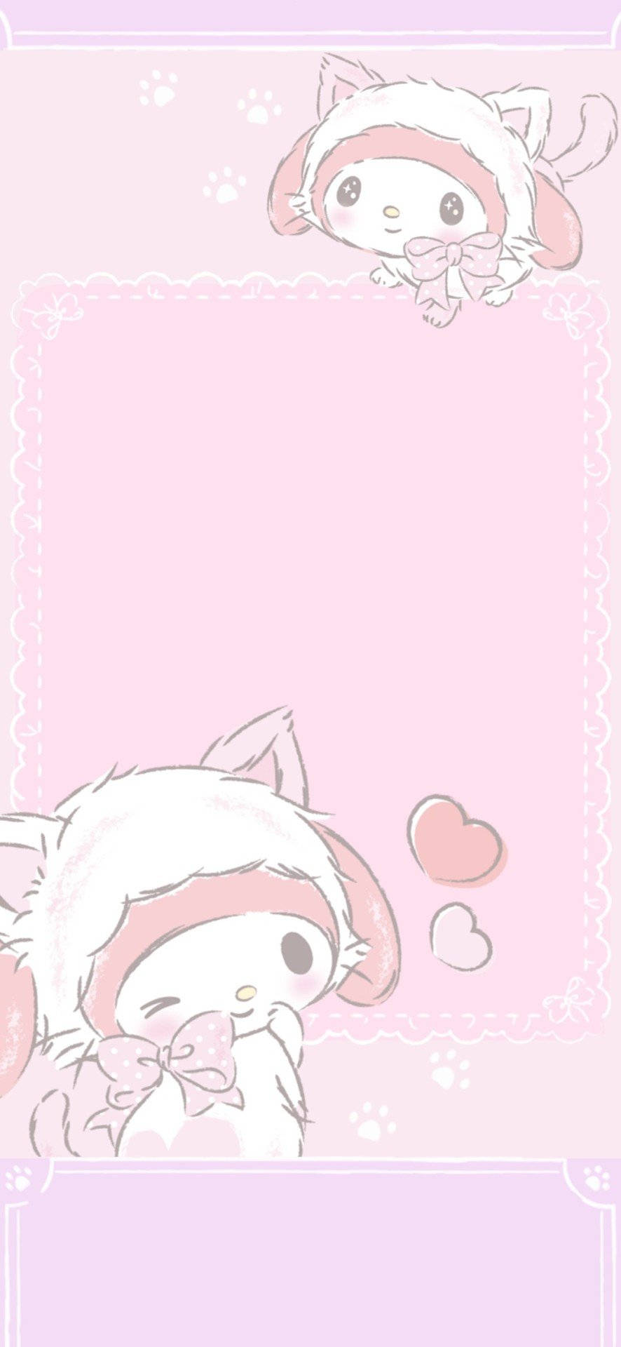 "Cute and joyful, Sanrio brings smiles to everyone." Wallpaper