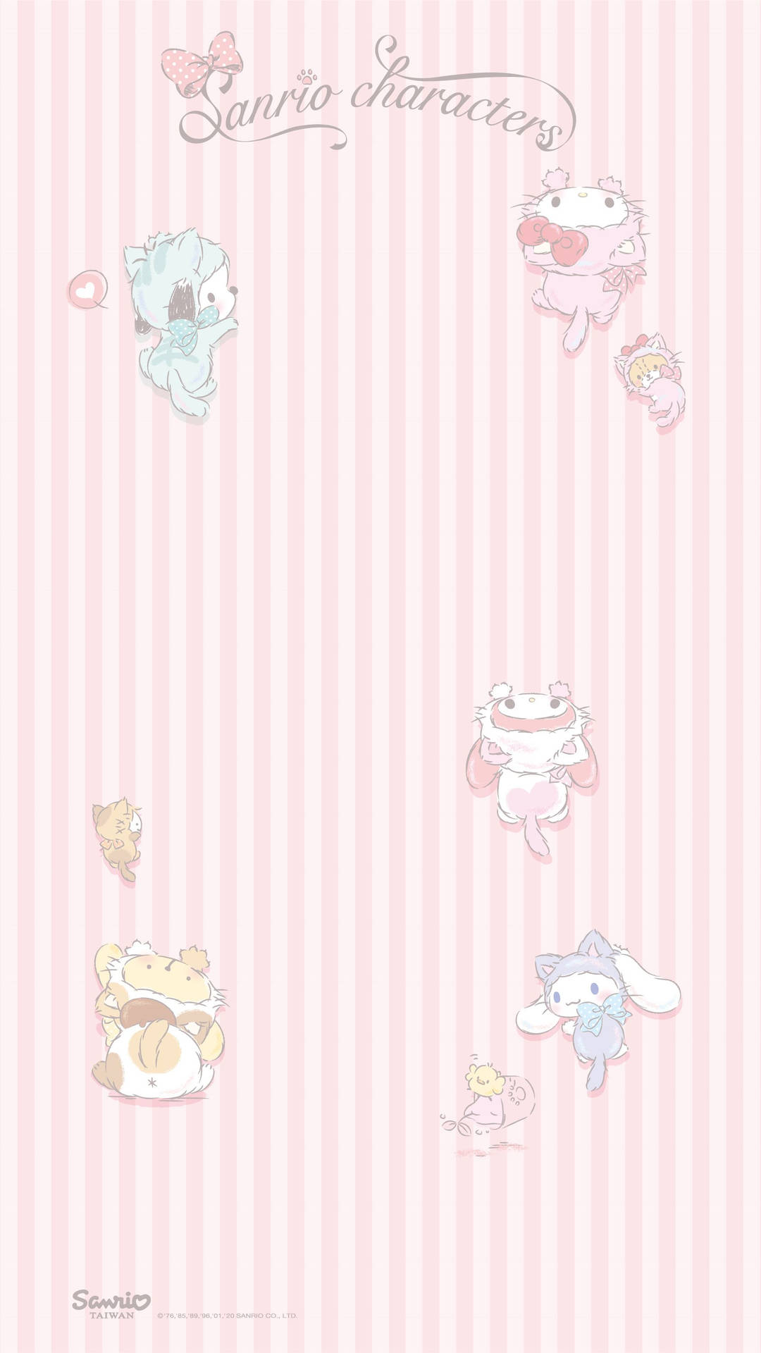 A sweet moment with Cute Sanrio Wallpaper