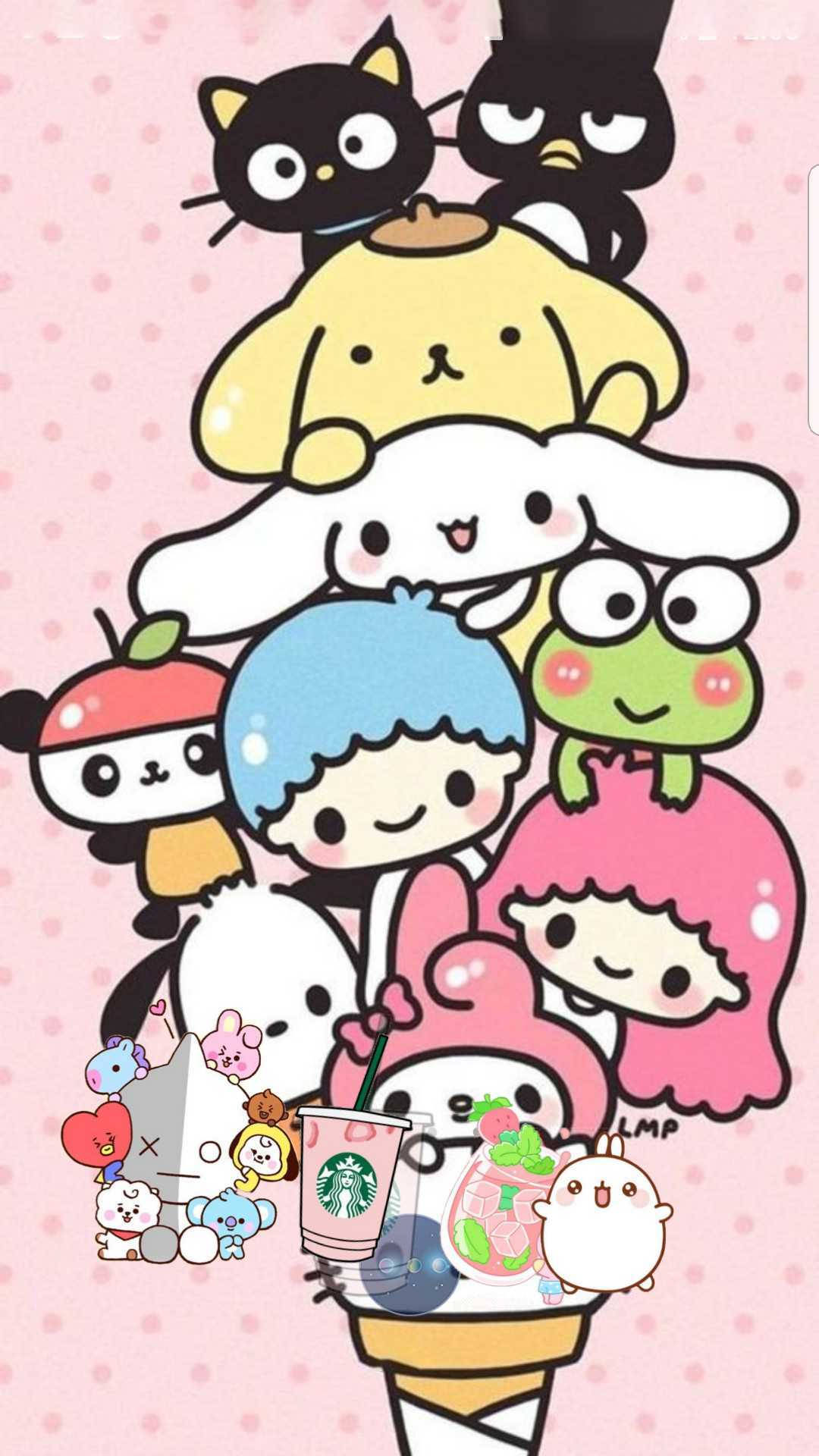 cute sanrio characters wallpaper