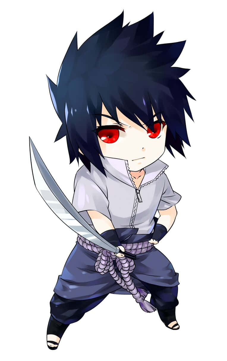 Cute Sasuke - the eternal ninjutsu master Wallpaper
