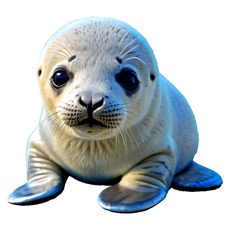 Cute Seal Pup Png 05032024 PNG