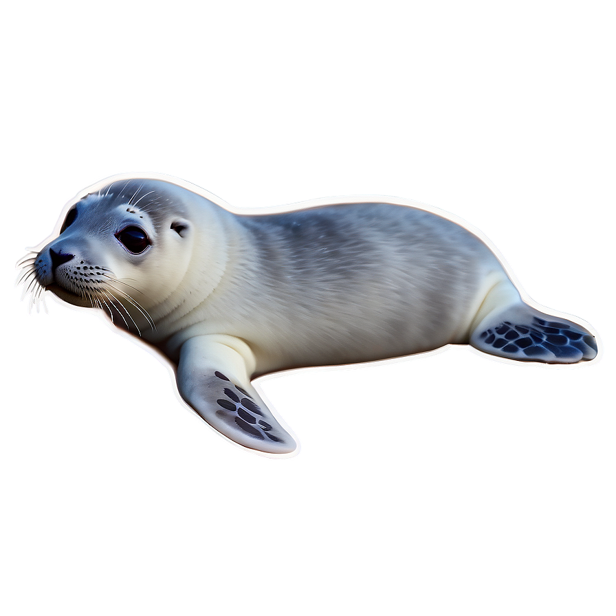 Cute Seal Pup Png 05032024 PNG