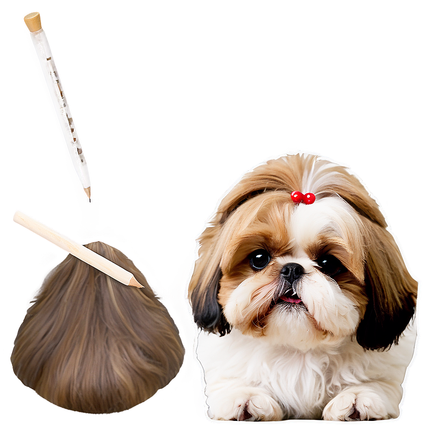 Cute Shih Tzu Dog Png 36 PNG