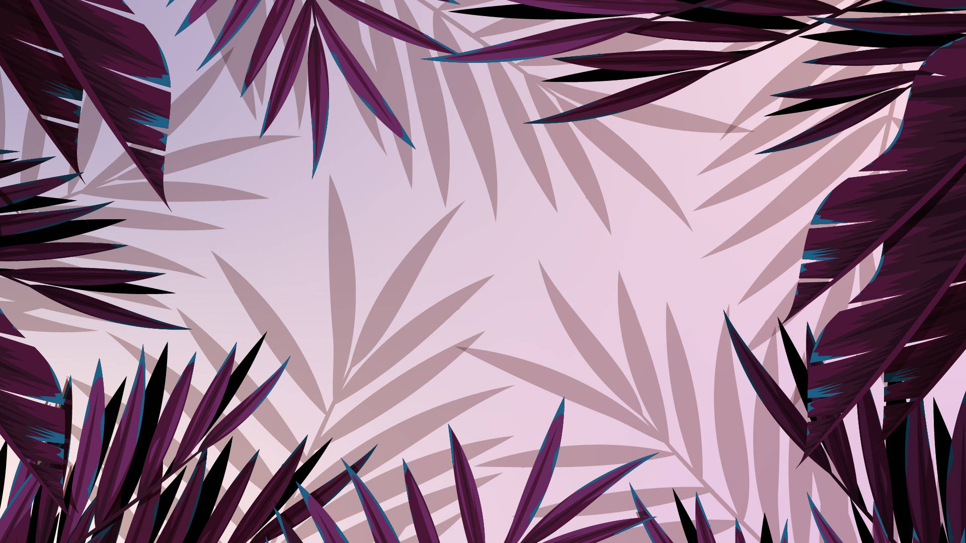 Cute Simple Dark Jungle Aesthetic Desktop Wallpaper