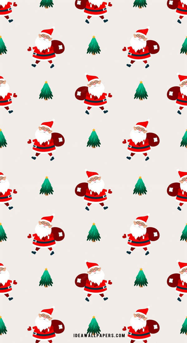 Deck the halls with Simple and Cute Christmas Decorations Wallpaper