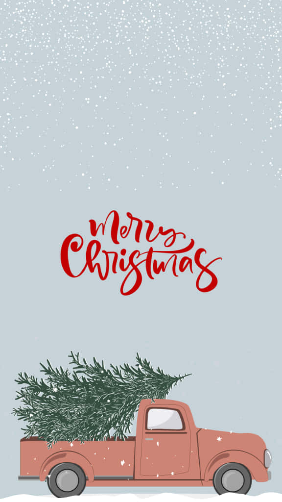 Umabela Ilustração De Árvores De Natal E Estrelas Cintilantes, Abraçando O Espírito Festivo. Papel de Parede