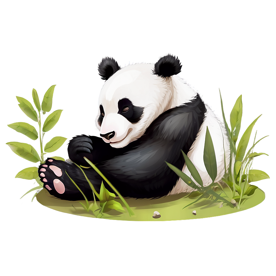 Cute Sleeping Panda Png Pnk PNG