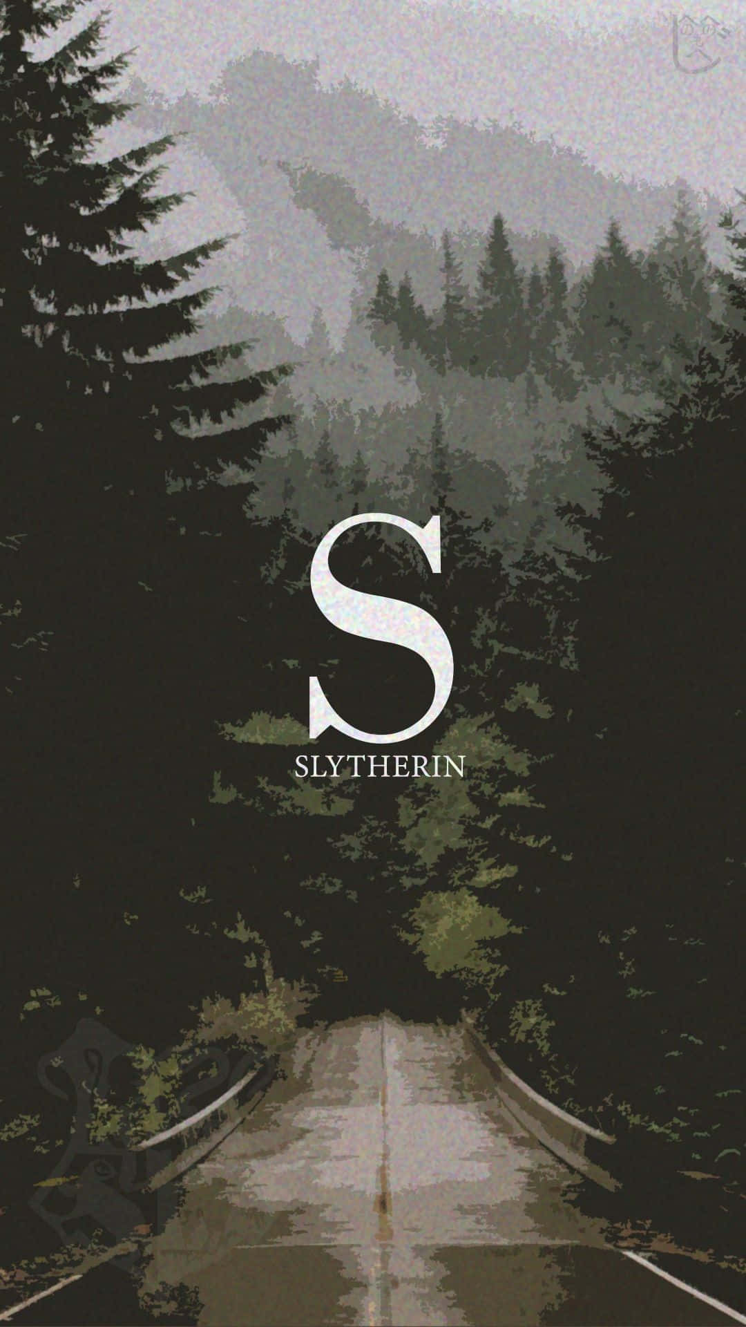 Cute Slytherin Dark Forest Road Wallpaper