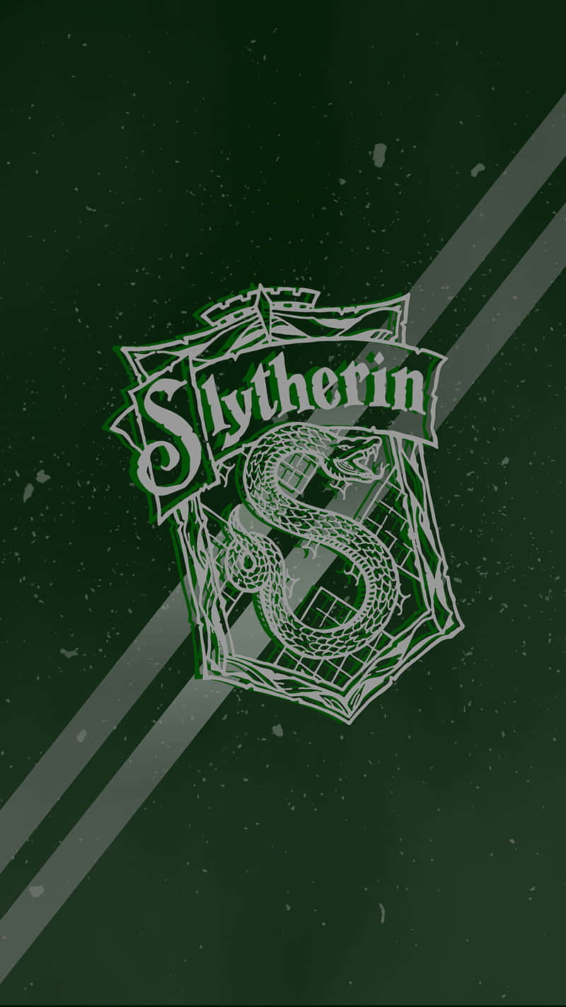 Slytherinstolz: Ein Harry Potter-fan Zeigt Stolz Seinen Hausgeist. Wallpaper
