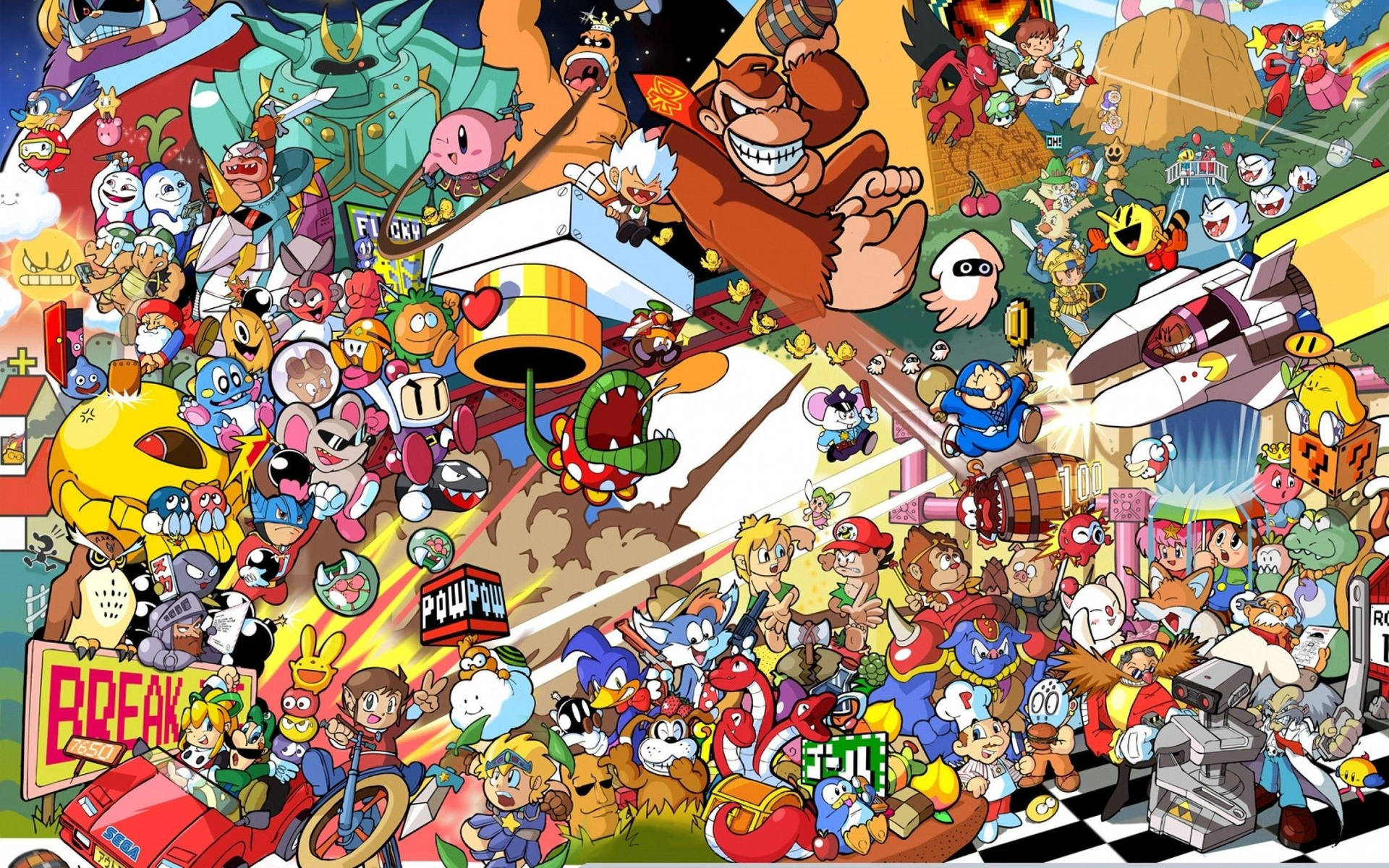 Cute Smash Bros Ultimate Artwork Wallpaper