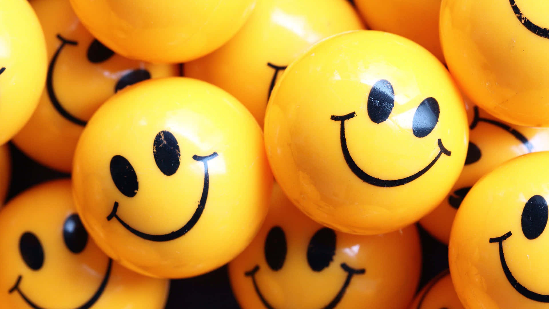Cute Smile Emoji Balls Wallpaper