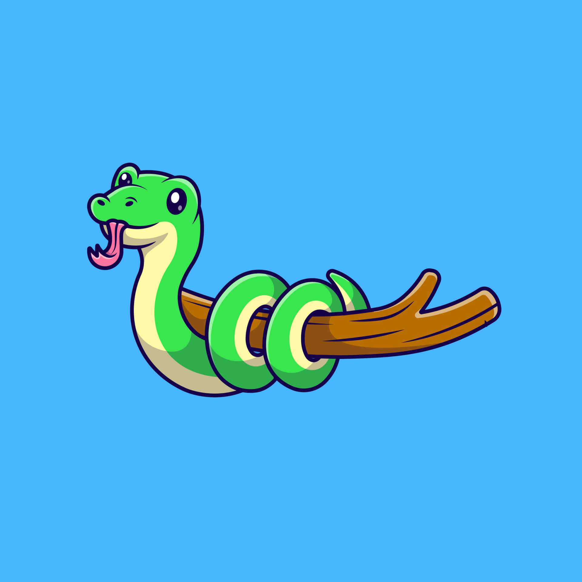 Cute Snake Art Picture