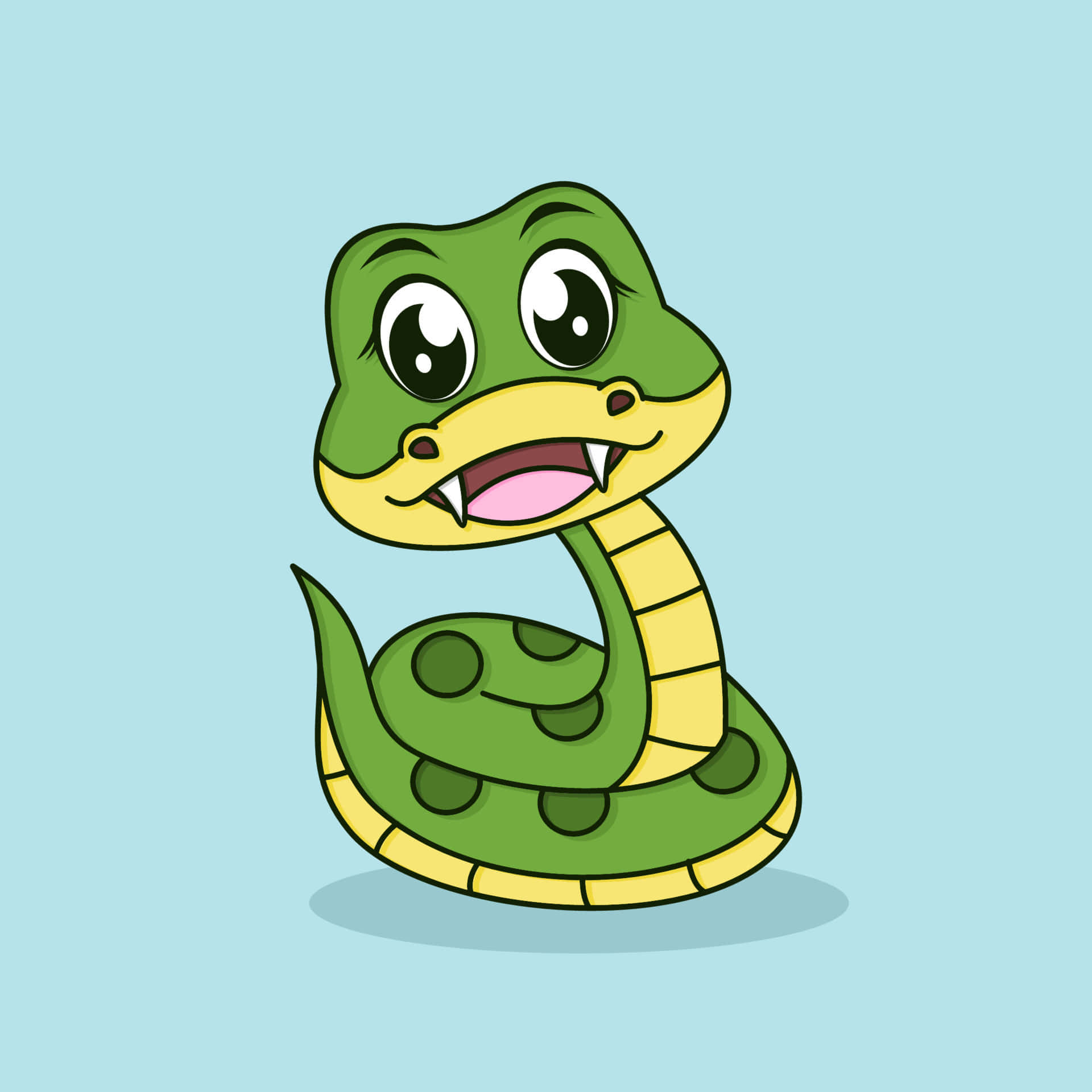 Adorable Serpent Displaying its Innocent Side
