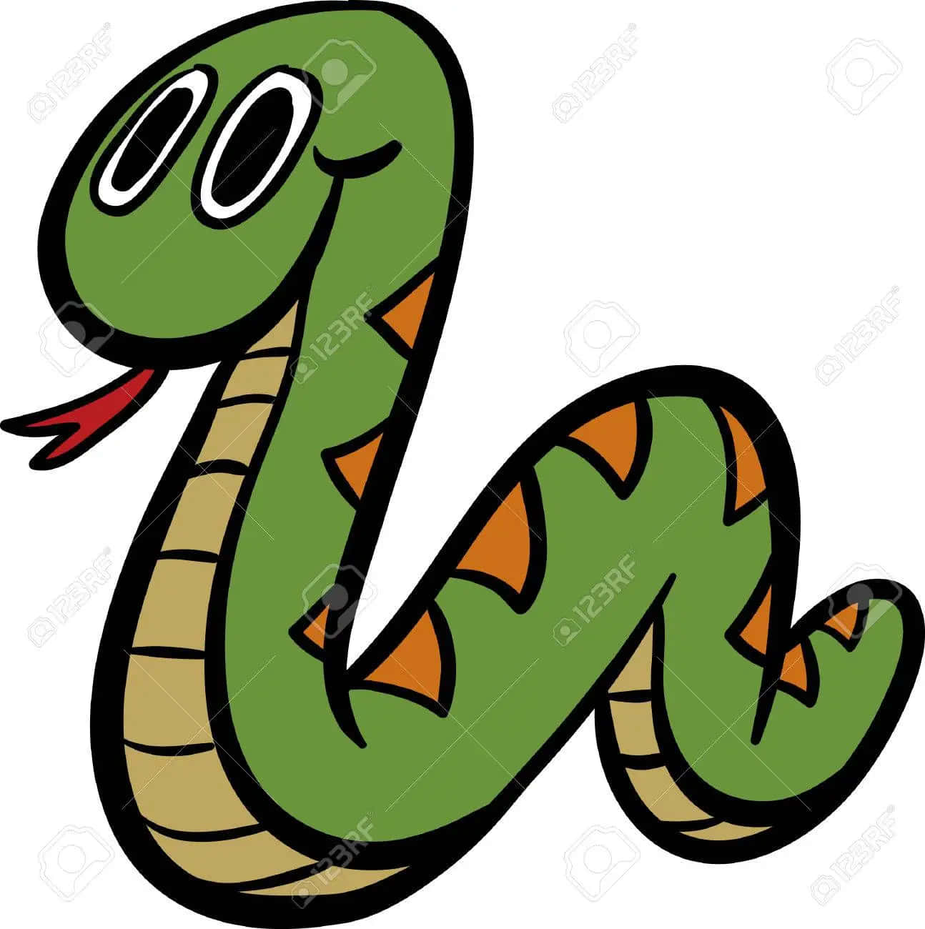 Cute Snake Sticker Picture