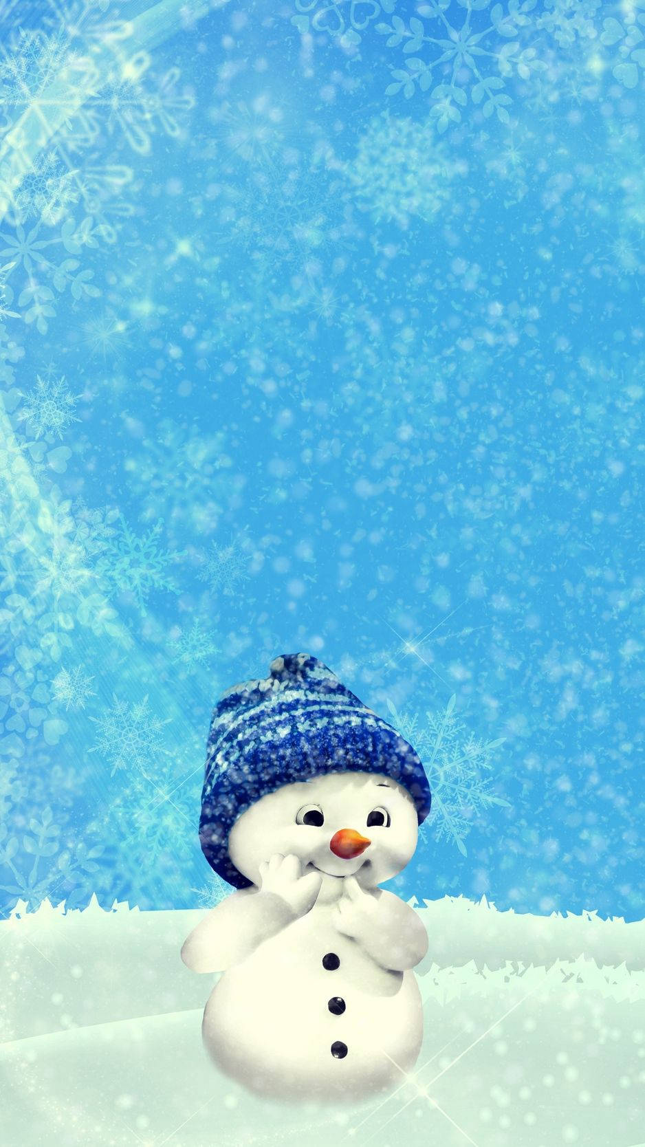 Snow is more magical when it’s cute! Wallpaper