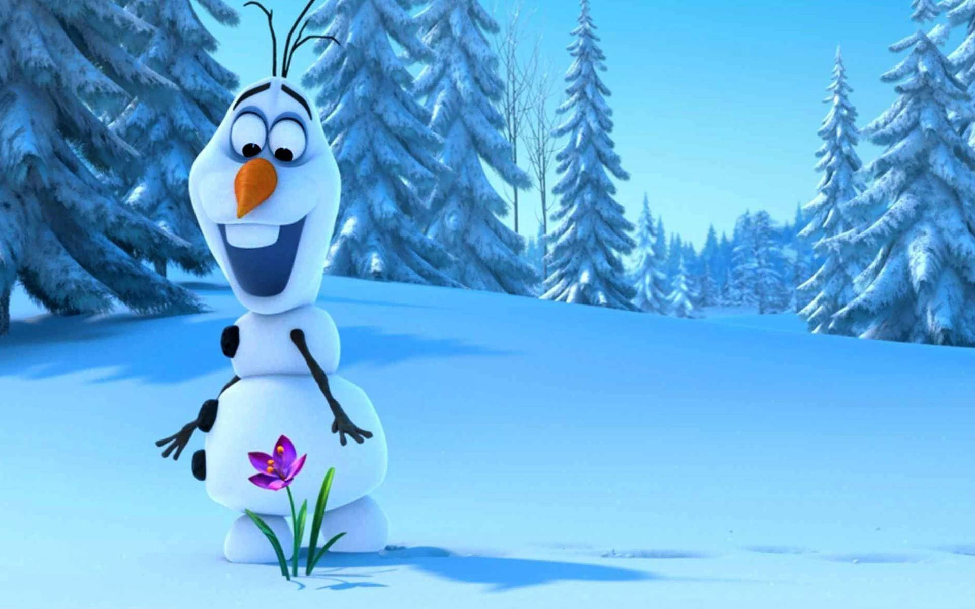 Cute Snow Movie Character Wallpaper