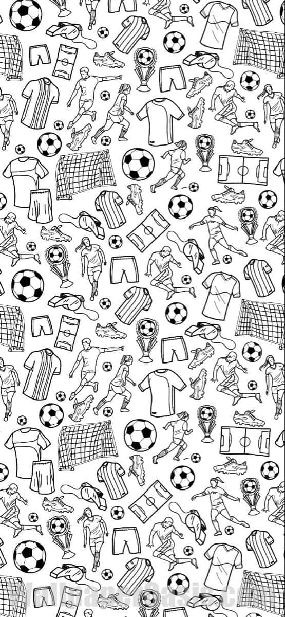 Kinderspielen Fußball Auf Einem Offenen Feld. Wallpaper