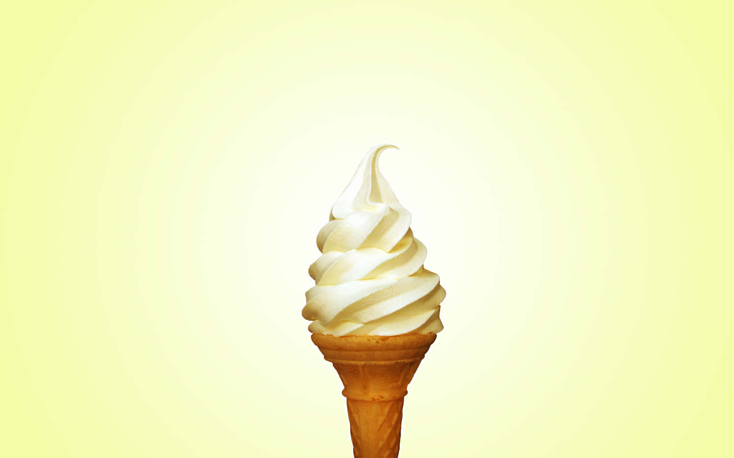 Cute Soft Serve Ice Cream Spotlight Wallpaper