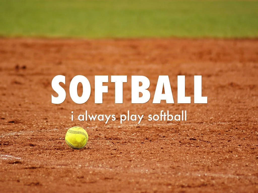 Cute Softball Poster