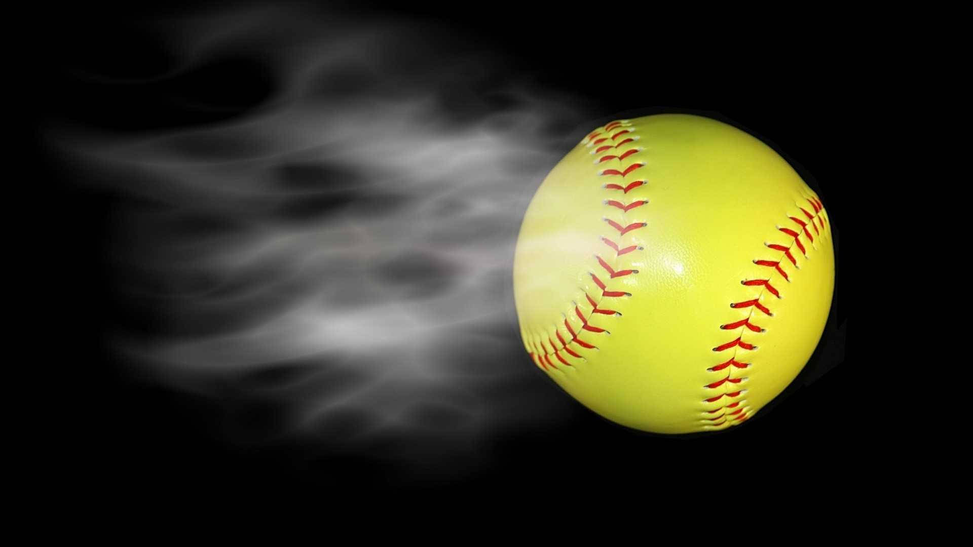 Cute Softball With Smoke