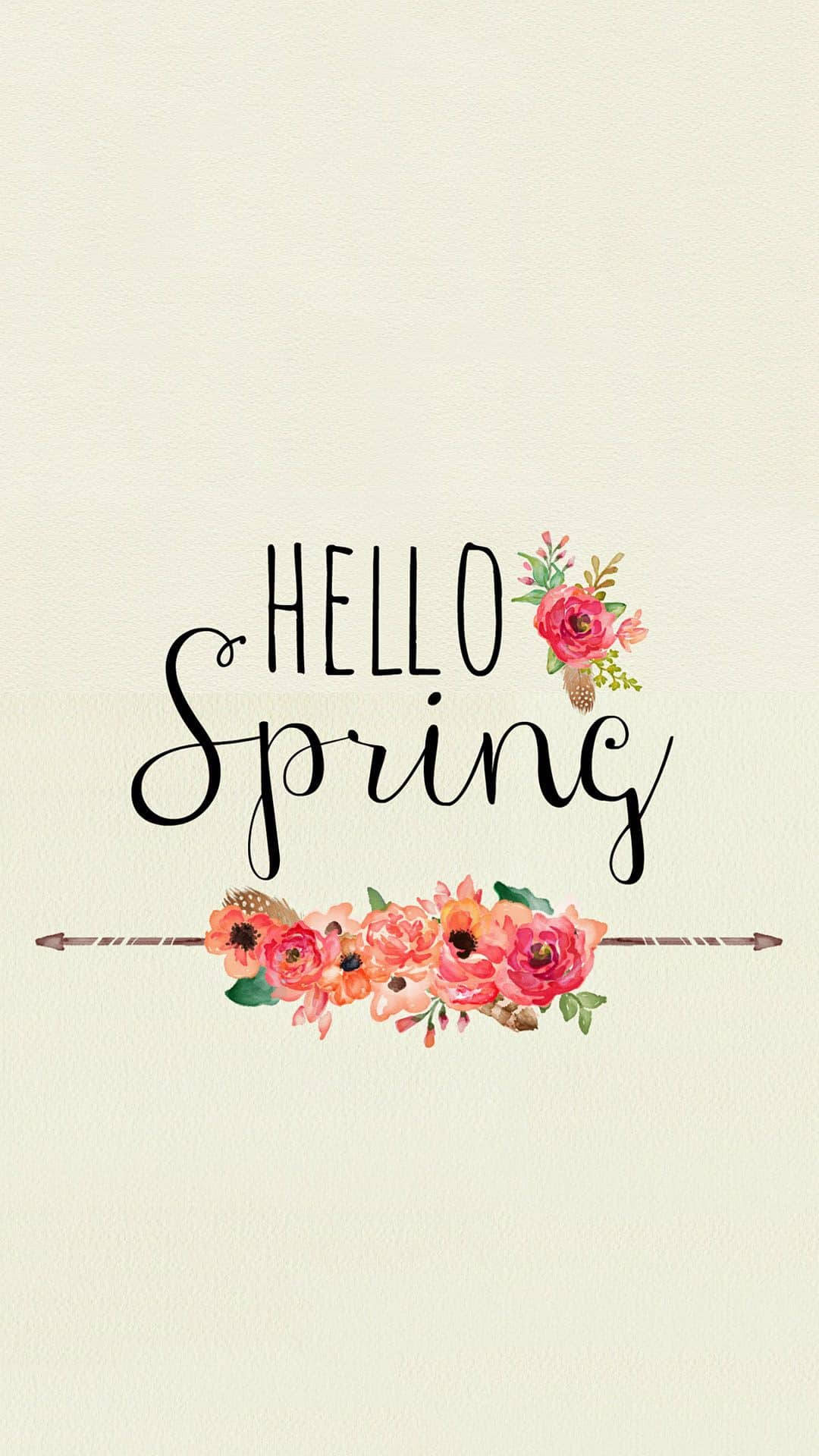 Cute Spring Hilsner Wallpaper