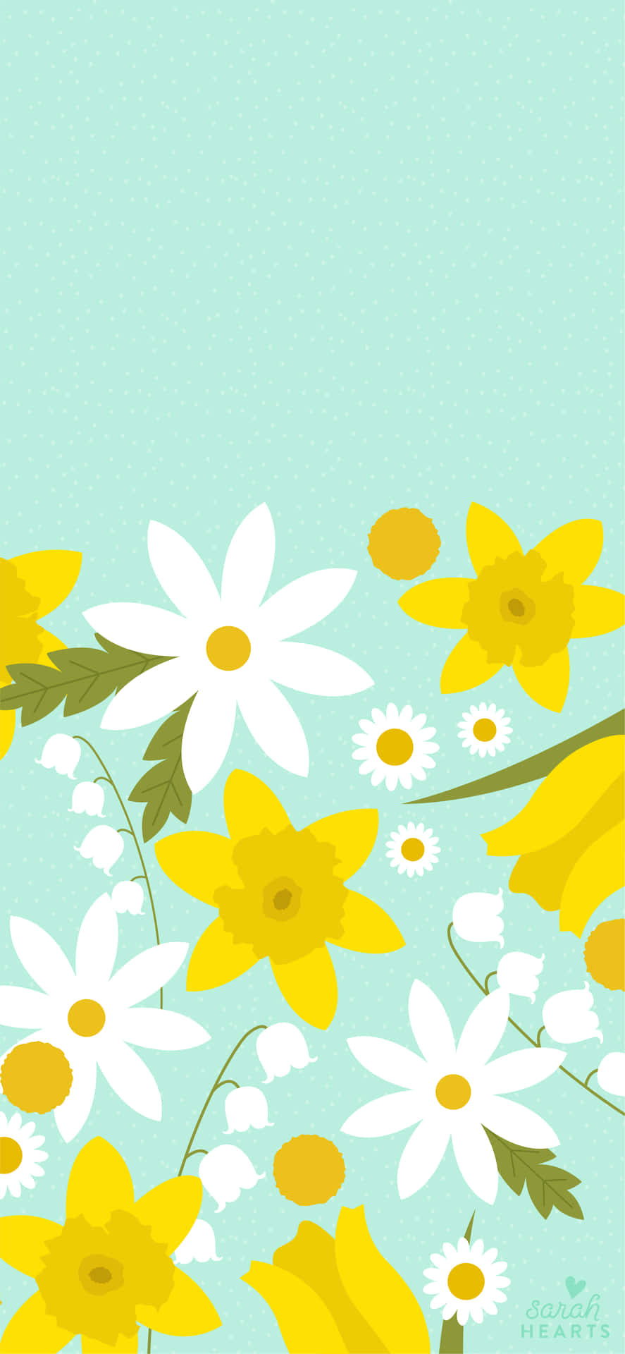 Erhellensie Ihren Tag Mit Einem Süßen Frühlingshintergrund Für Ihr Iphone! Wallpaper