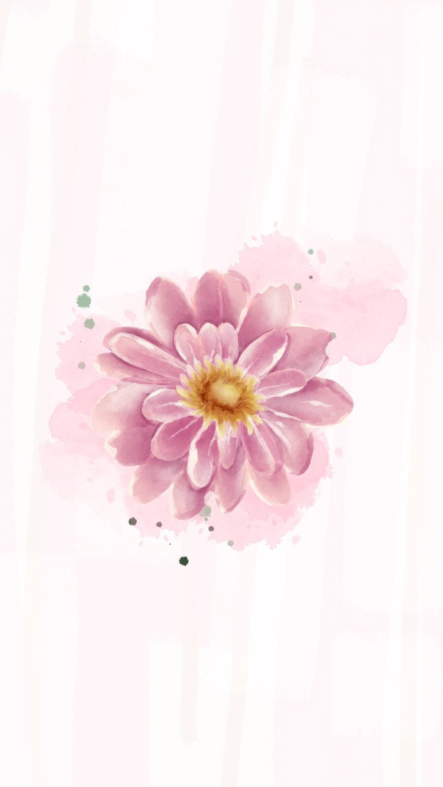 Cute Spring Phone Dahlia Flower Wallpaper