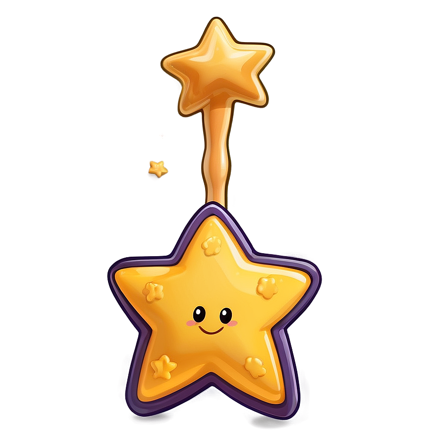 Cute Star Wand Png Jgk PNG