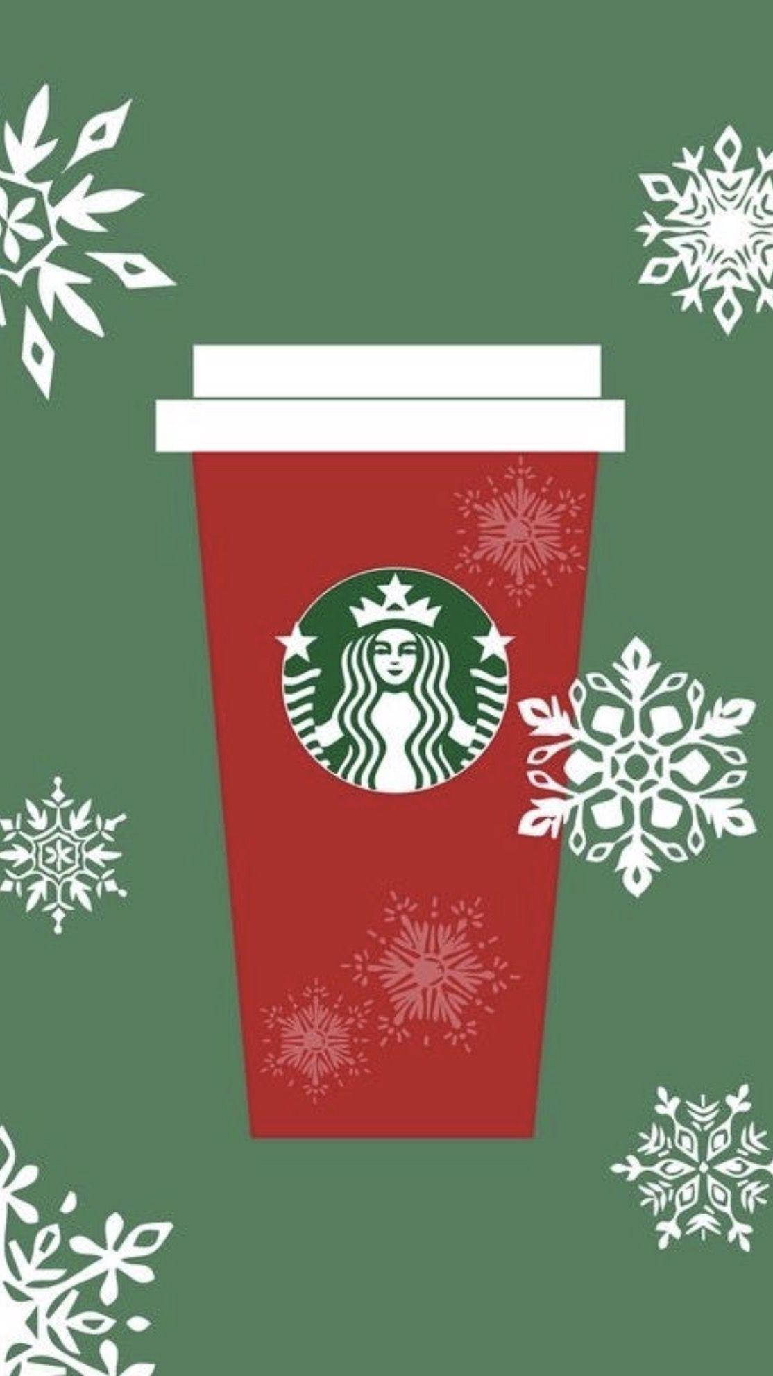Cute Starbucks Holiday Red Cup Wallpaper