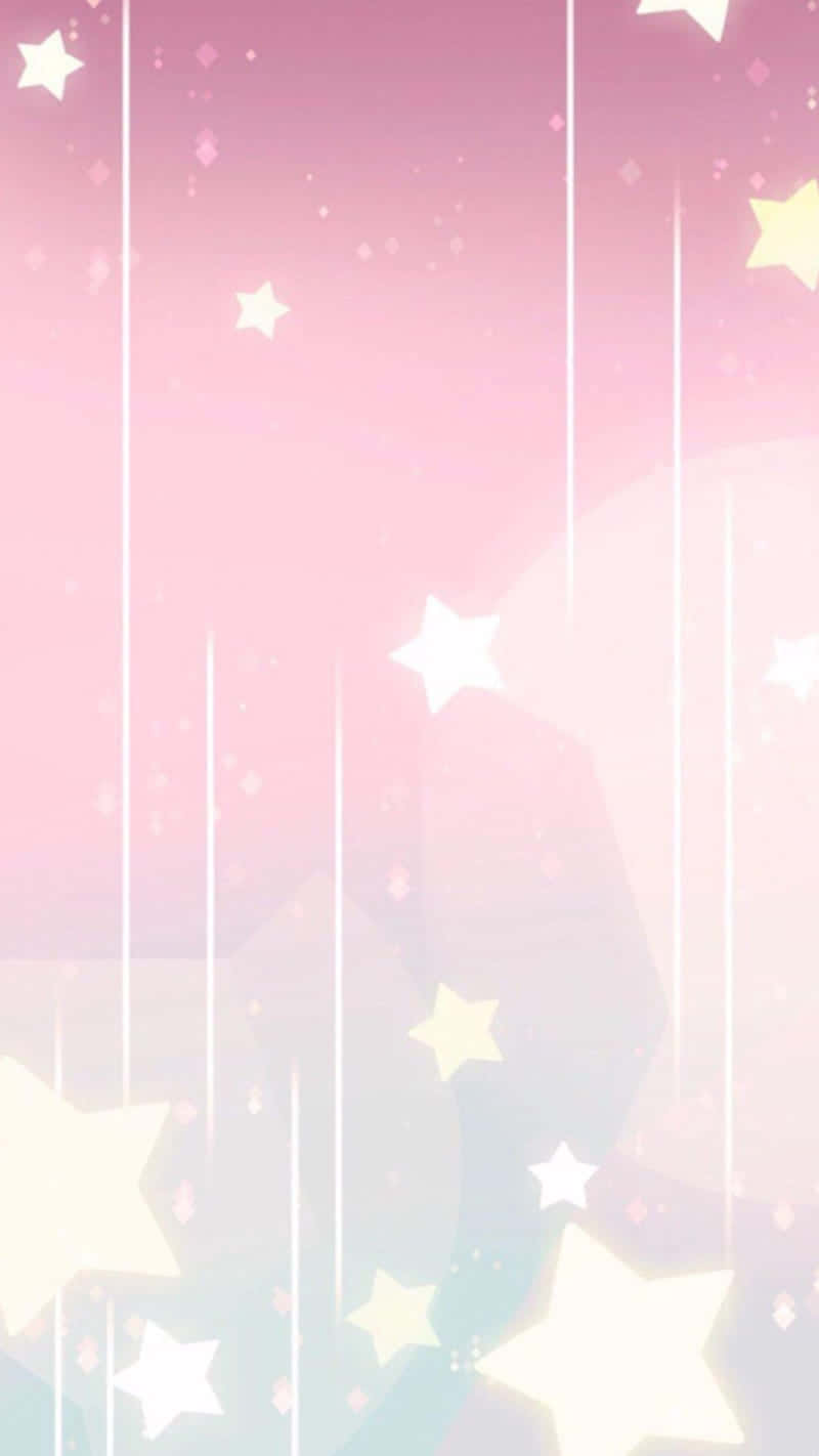 'A Magical Night Sky With Cute Shining Stars' Wallpaper
