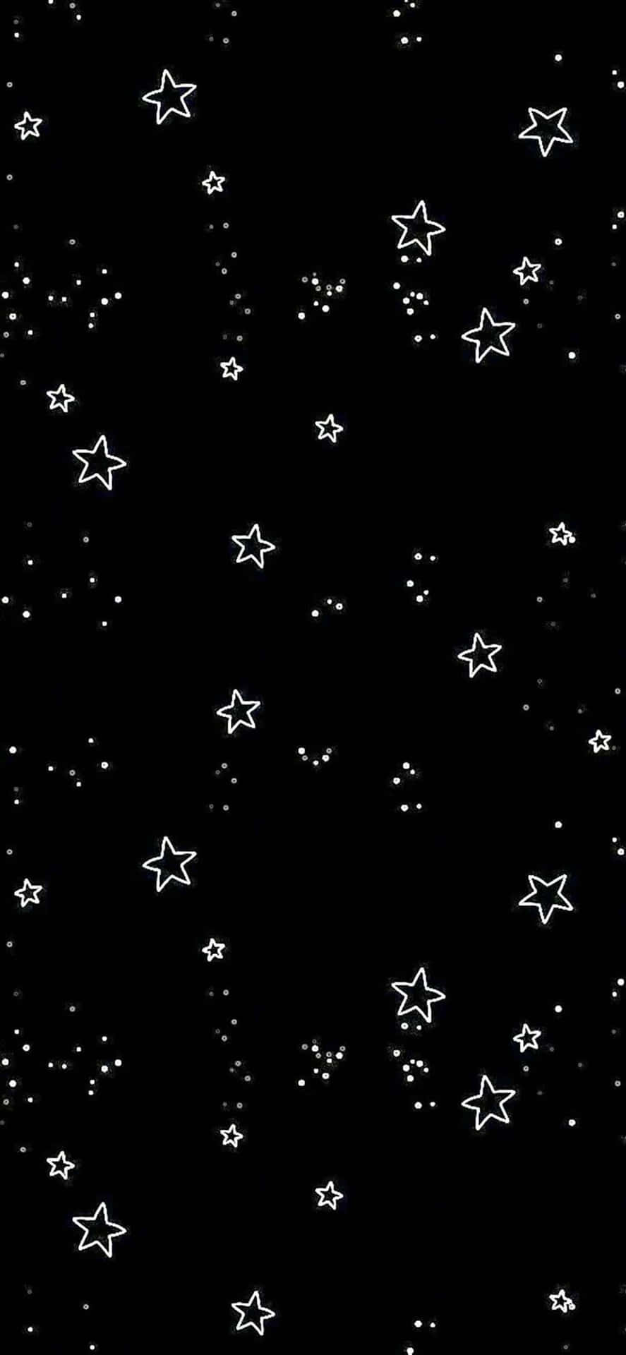 Dreamy night sky of twinkling stars Wallpaper