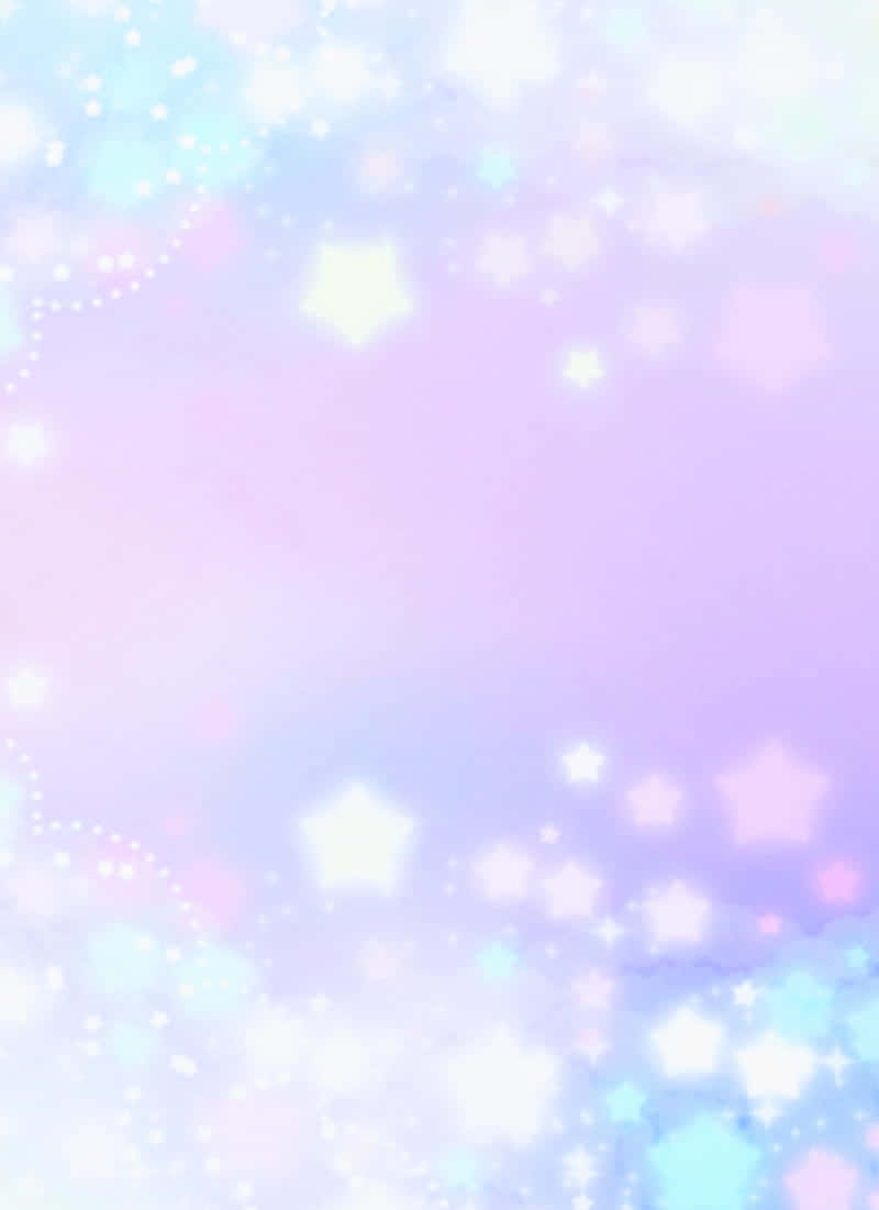 Cute Stars With Soft Glow Graphic Art Wallpaper