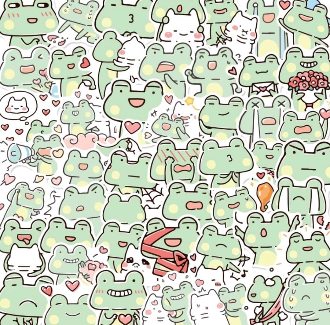 A Fun Collection of Cute Stickers Wallpaper