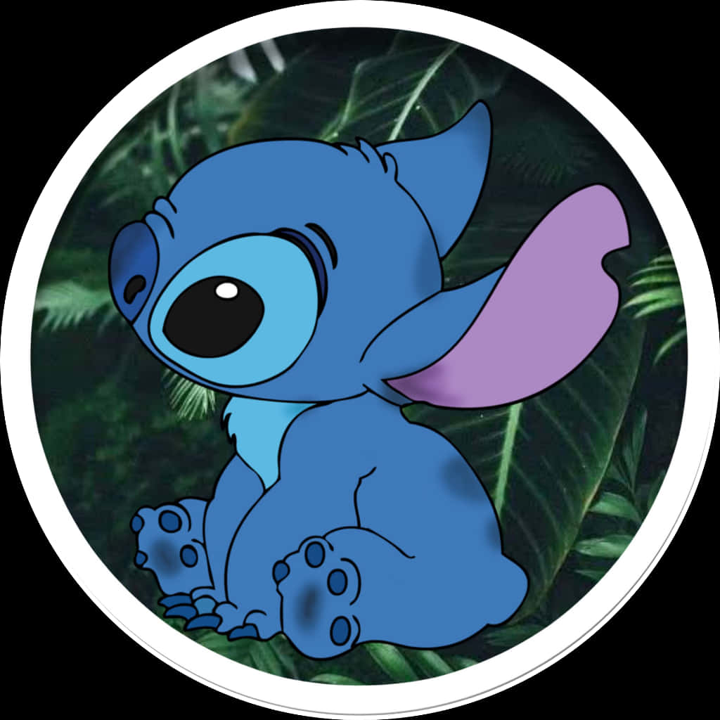 Cute Stitch Cartoon Character PNG