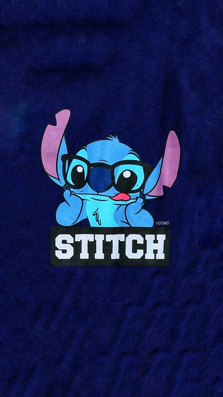 Cute Stitch In Glasses wallpaper.