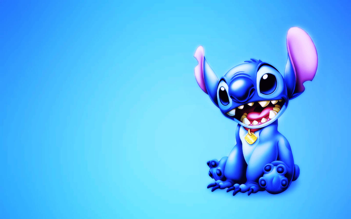 Cute Stitch With Big Ears Wallpaper