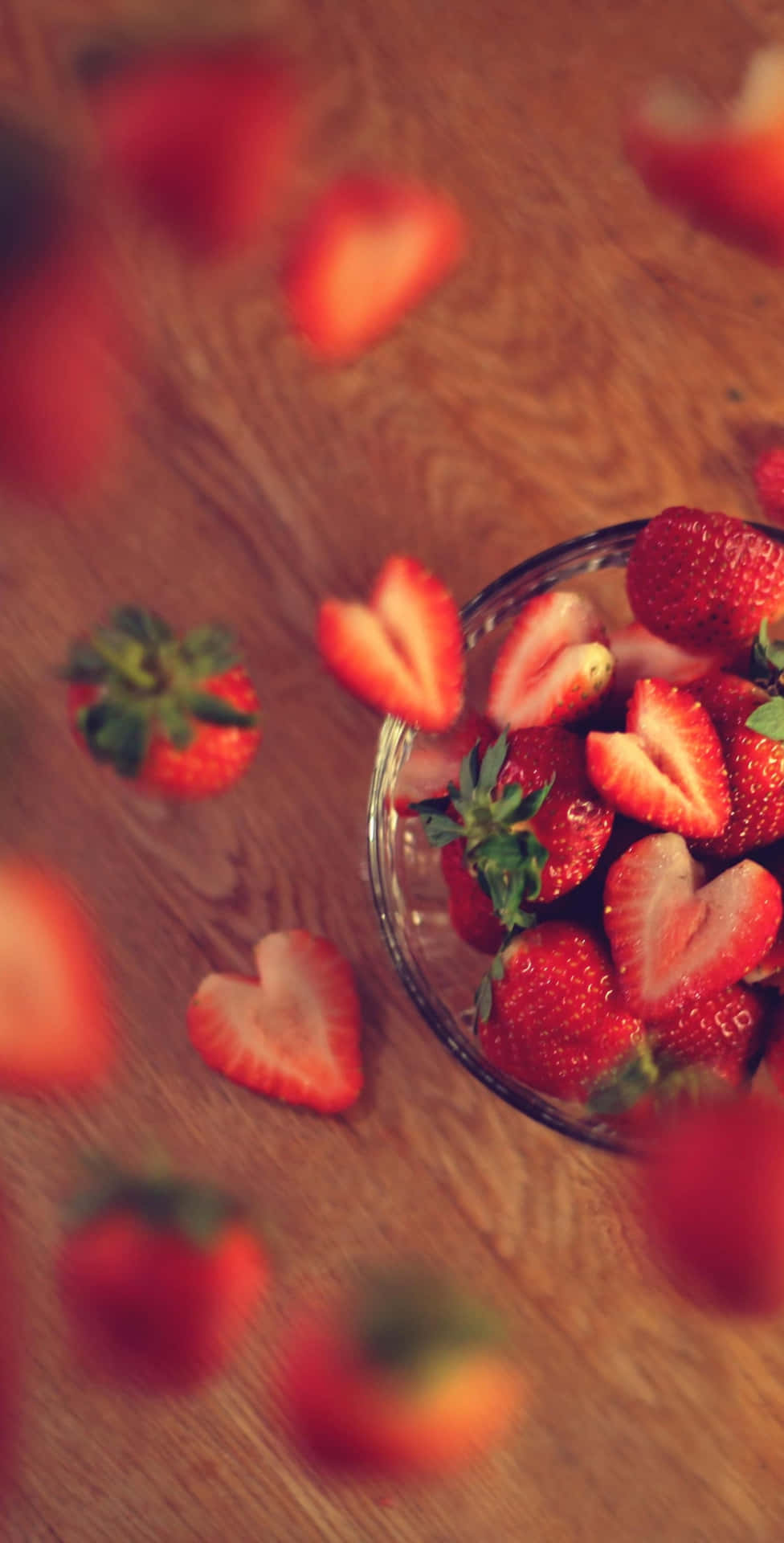 Bildsüße Und Köstliche Niedliche Erdbeere Wallpaper