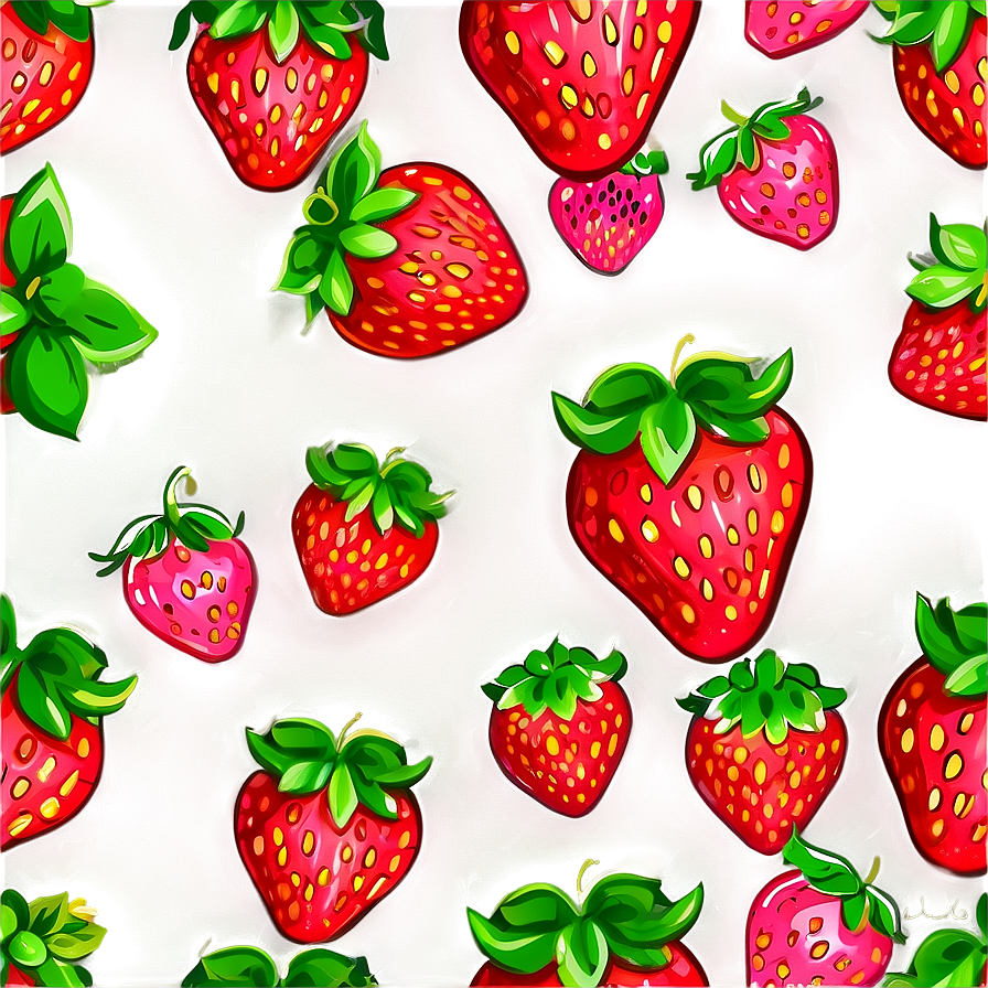 Cute Strawberry Png Vax PNG