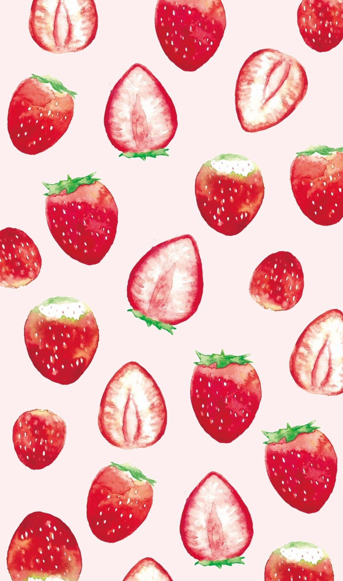 Genießeeine Leckere, Saftige Erdbeere! Wallpaper