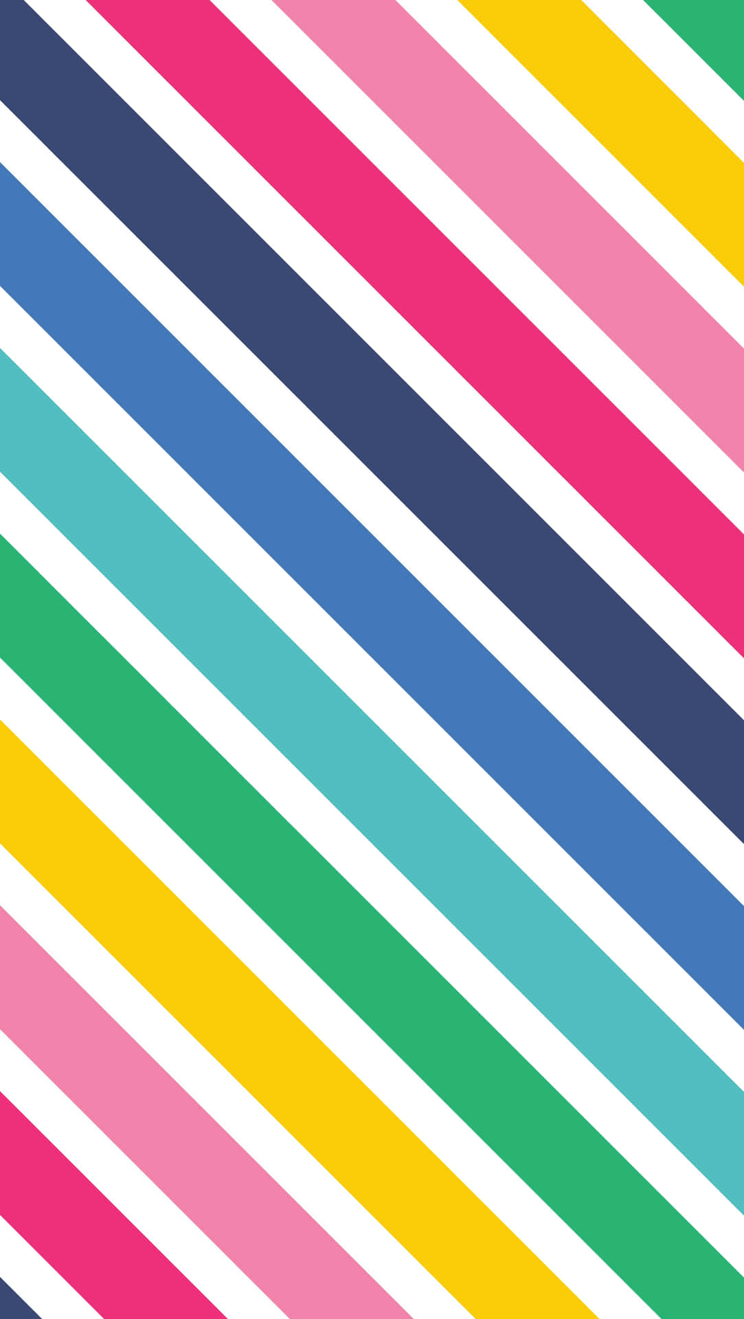 Vibrant Cute Stripes Wallpaper