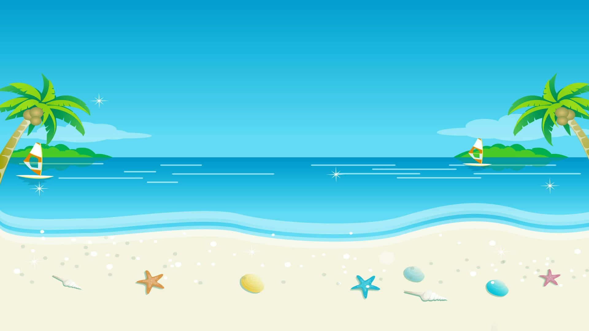 Alle elskers sæson - Sommer ved stranden! Wallpaper