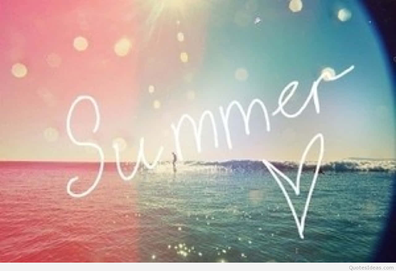 Enjoy The Sunshine With A Cute Summer Desktop Wallpaper