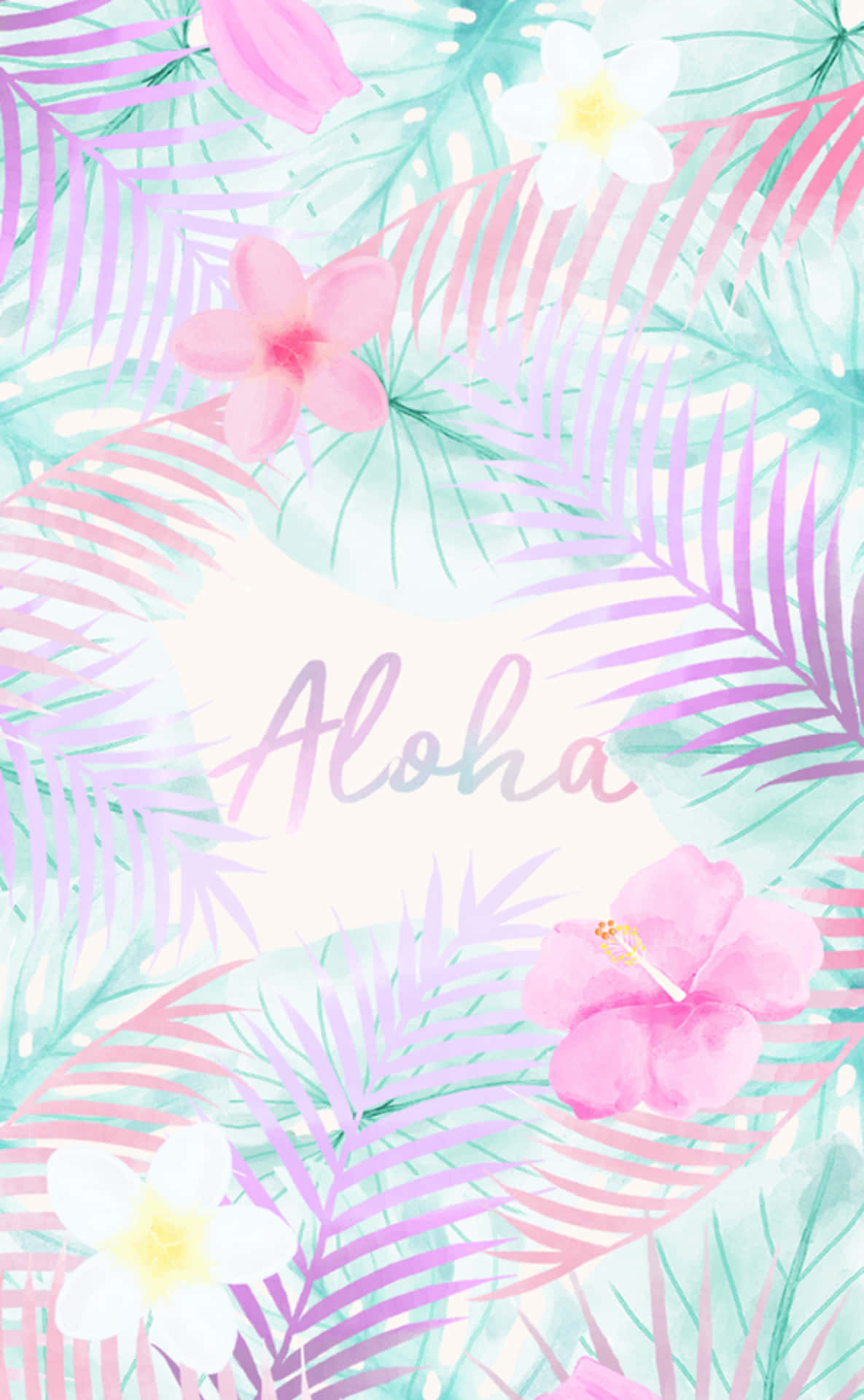 Cute Aloha Summer Iphone Wallpaper
